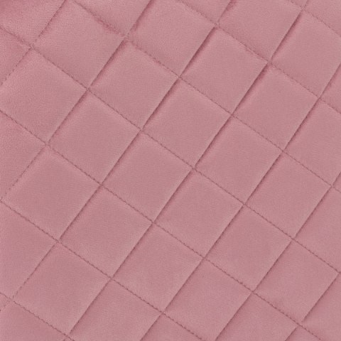 Krzesło welurowe tapicerowane MAVERIK Velvet gold różowe