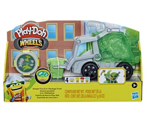 Mix Playdoh F5173 Ciastolina Zestaw 2W1 Śmieciarka