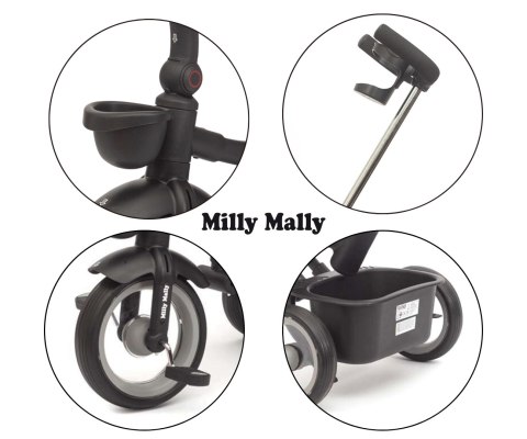 Milly Mally Milly Mally Rowerek Trójkołowy Twinkle Grey