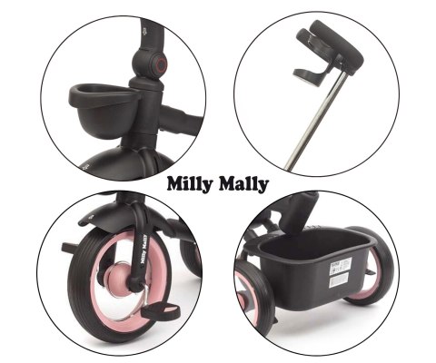 Milly Mally Milly Mally Rowerek Trójkołowy Twinkle Pink