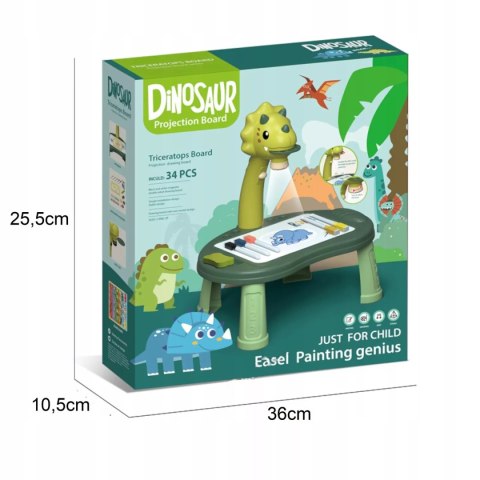 Zestaw 3 projektorów dinozaury dinozaur