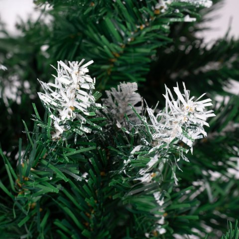 Choinka ośnieżona EVE świerk 180 cm szyszki stojak