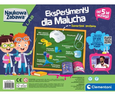 Clementoni Clementoni Naukowa Zabawa Lab 50895 Eksperymenty Dla Malucha