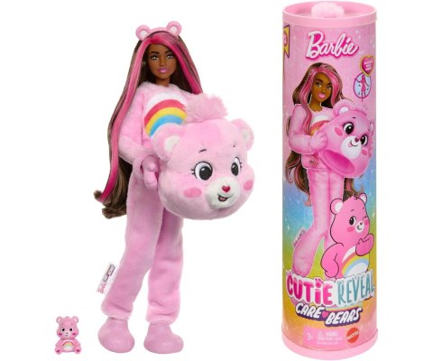 Mix Mattel JCN95 Barbie Cutie Reveal Troskliwe Misie Lalka Misia Wesołe Serce
