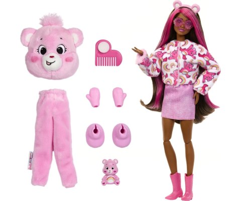 Mix Mattel JCN95 Barbie Cutie Reveal Troskliwe Misie Lalka Misia Wesołe Serce