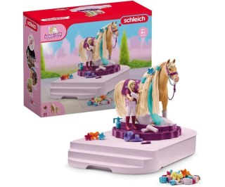 Mix Schleich 42617 Obrotowa Stacja Pielęgnacji Koni