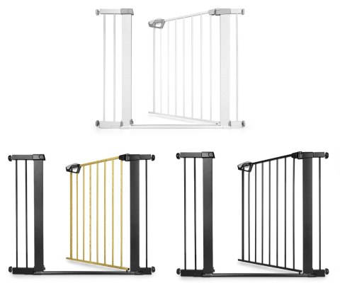 Milly Mally Milly Mally Bramka zabezpieczająca Barierka na schody z rozszerzeniami Guardy 104 Black Natural