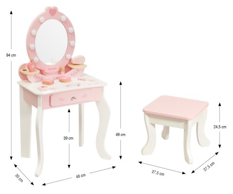 Milly Mally Milly Mally Toaletka Elly Pink