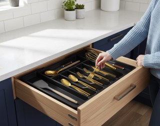 Organizer na sztućce rozsuwany GARFO