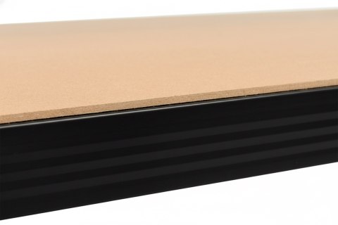 Regał magazynowy 200kg 5 poziomów 205x120x45 cm 1000 kg czarny