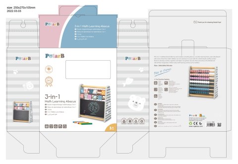 Viga Viga 44086 PolarB Liczydło do nauki matematyki 3w1
