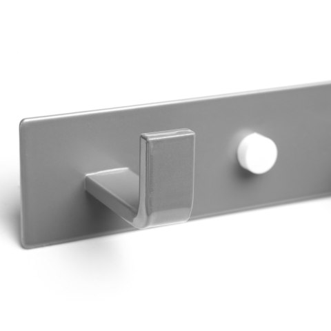 Wieszak metalowy Psino srebrny