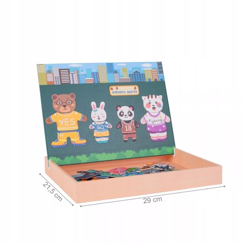 Edukacyjne Puzzle Magnetyczne Rodzinka - Kreatywna Zabawa