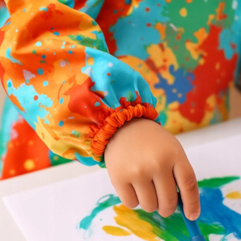 Fartuszek ochronny do malowania dla dzieci 1-3 lat fartuch wodoodporny