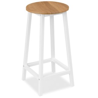 Hoker Flint Biały Modern Oak industrial