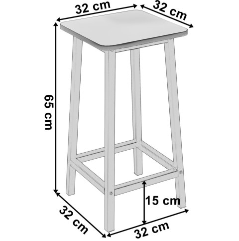 Hoker Kent biały skandynawski postarzany dąb