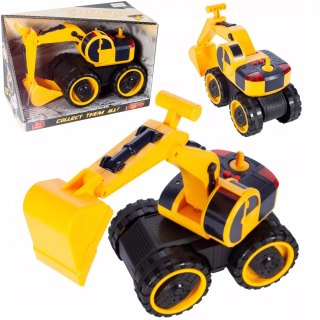 Koparka Budowlana z Napędem, Dźwiękami i Światłami - Pojazd dla Dzieci