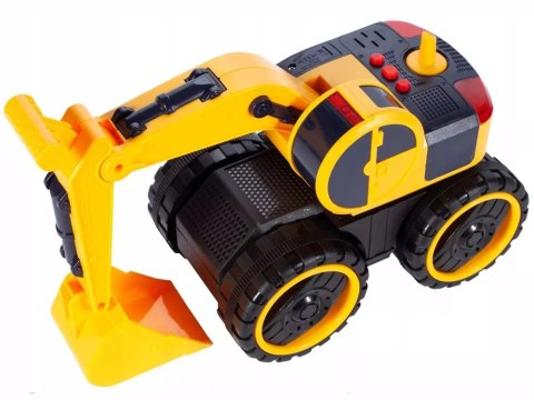 Koparka Budowlana z Napędem, Dźwiękami i Światłami - Pojazd dla Dzieci