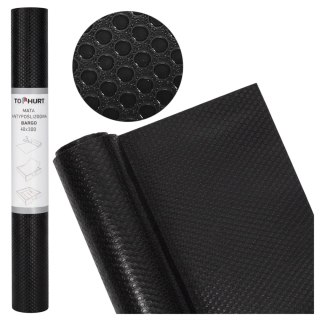 Mata antypoślizgowa do szuflad BARGO 48 x 300 cm czarna