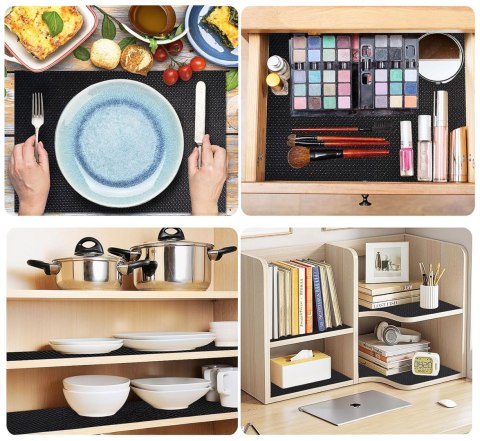 Mata antypoślizgowa do szuflad HALVE 48 x 500 czarna