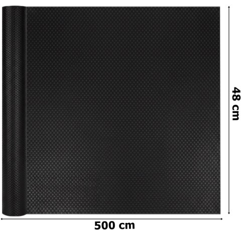 Mata antypoślizgowa do szuflad HALVE 48 x 500 czarna