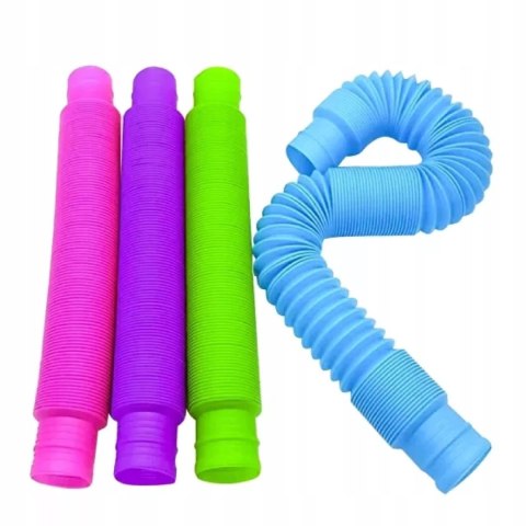 Tuby Sensoryczne Rurki XXL10 szt. Kolorowa Zabawka terapeutyczna edukacyjna