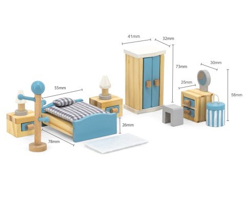 Viga Viga 44035 PolarB Zestaw mebelków - sypialnia