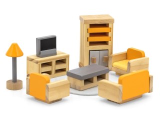 Viga Viga 44037 PolarB Zestaw mebelków - pokój dzienny z telewizorem