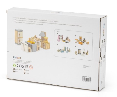 Viga Viga 44038 PolarB Zestaw mebelków kuchennch z jadalnią
