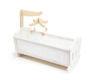 Viga Viga 44235 PolarB Drewniana Kołyska-łóżeczko dla lalek