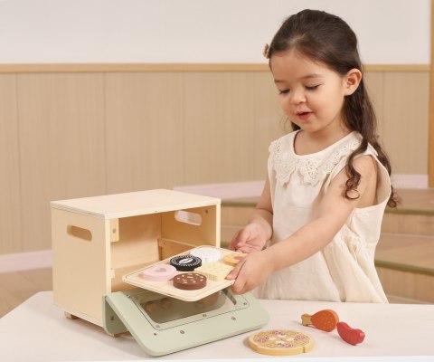 Viga Viga 44260 PolarB Drewniana kuchenka - piekarnik i zestaw ciastek