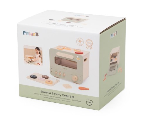 Viga Viga 44260 PolarB Drewniana kuchenka - piekarnik i zestaw ciastek