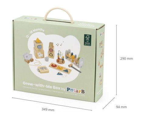 Viga Viga 44263FSC PolarB Zestaw Grow with Me - Mistrzowie ruchu