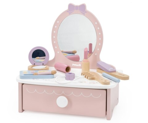 Viga Viga 44271N PolarB Drewniana toaletka z akcesoriami do zabawy