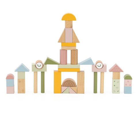 Viga Viga 44278 PolarB Drewniany pchacz krokodyl z klockami