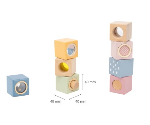 Viga Viga 44279 PolarB Zestaw drewnianych klocków edukacyjnych z efektami