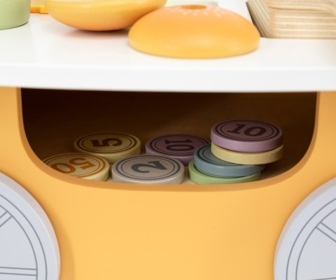 Viga Viga 44280 PolarB Mały Burger Bar - Drewniany Wózek Kulinarny