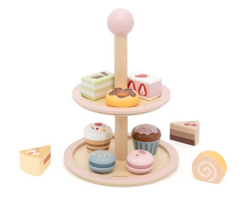 Viga Viga 44284 PolarB Słodka Patera - Drewniane Makaroniki i Torciki