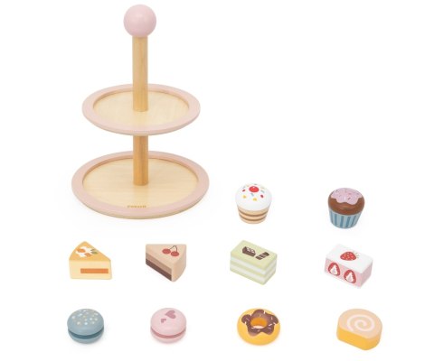 Viga Viga 44284 PolarB Słodka Patera - Drewniane Makaroniki i Torciki