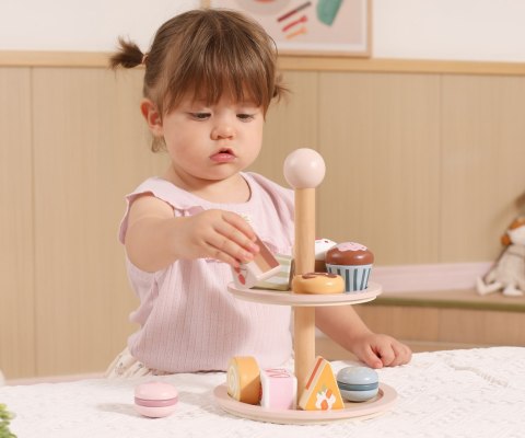 Viga Viga 44284 PolarB Słodka Patera - Drewniane Makaroniki i Torciki