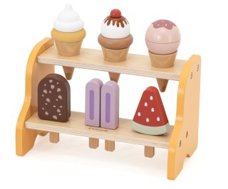 Viga Viga 44293 PolarB Drewniany zestaw lodów - mała lodziarnia