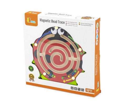 Viga Viga 59964 Labirynt magnetyczny - biedronka