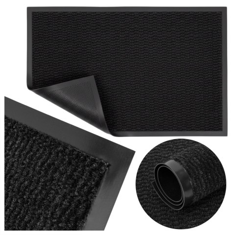 Wycieraczka do butów wejściowa pod drzwi 40x60 cm NEILA szara