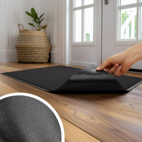 Wycieraczka do butów wejściowa pod drzwi 40x60 cm NEILA szara