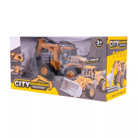 ZDALNIE STEROWANA KOPARKA RC SPYCHACZ POJAZD BUDOWLANY PILOT 613-2S