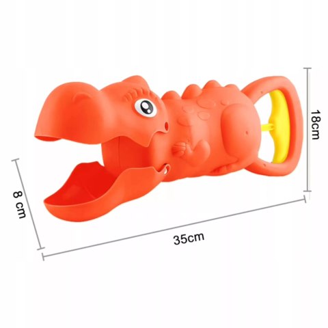 Dinozaur łapka chwytak do piasku paszcza łopatka do śnieżek 4275P