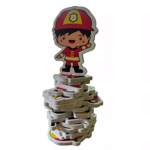 Grube piankowe strażackie naklejki do wanny do kąpieli straż pożarna