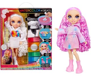Mix MGA 507581 Rainbow High Watercolor And Create Lalka Do Malowania Z Fioletowymi Oczami