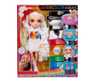Mix MGA 507581 Rainbow High Watercolor And Create Lalka Do Malowania Z Fioletowymi Oczami