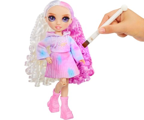 Mix MGA 507581 Rainbow High Watercolor And Create Lalka Do Malowania Z Fioletowymi Oczami